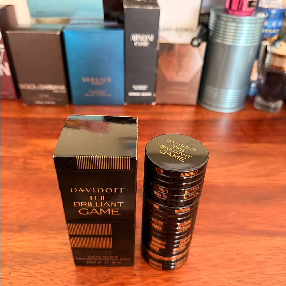 Davidoff The Brilliant Game EDT 2.0 oz (60ml) ~95-98% Full With Box RARE